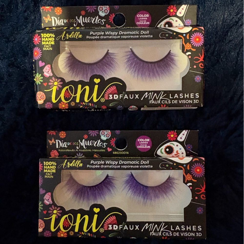 Toni Purple Faux Mink Lashes 2 packs